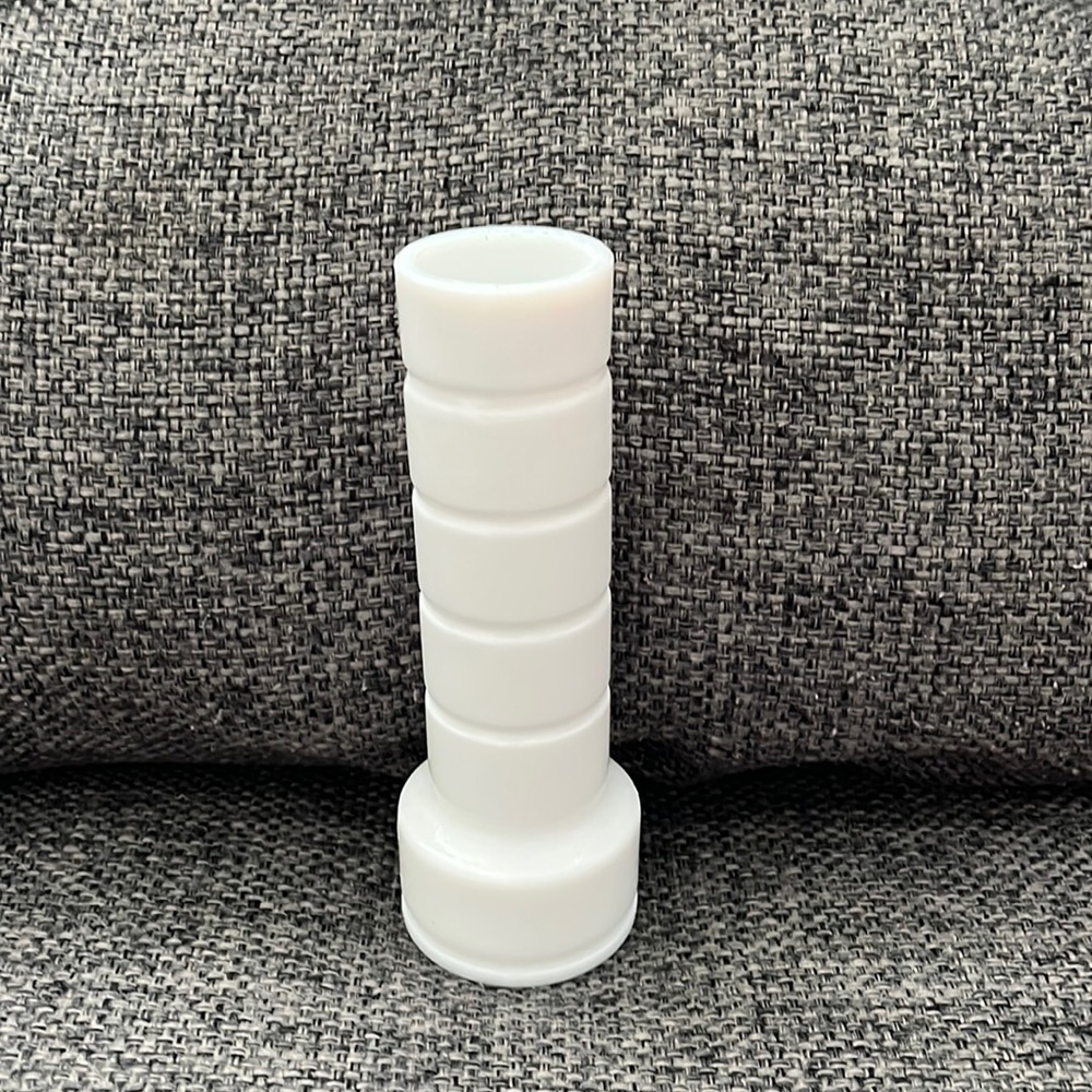 Milk glass bud vase